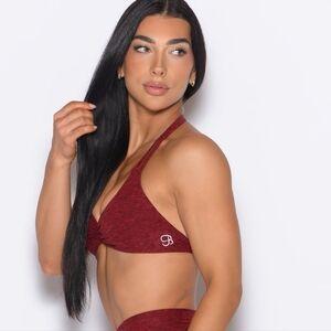 Bombshell Butterfly Sports Bra Black Cherry 🍒 L - XL